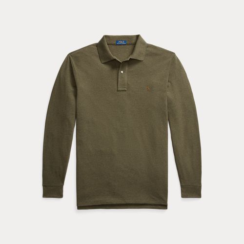 Mesh Long-Sleeve Polo Shirt - Big & Tall - Modalova