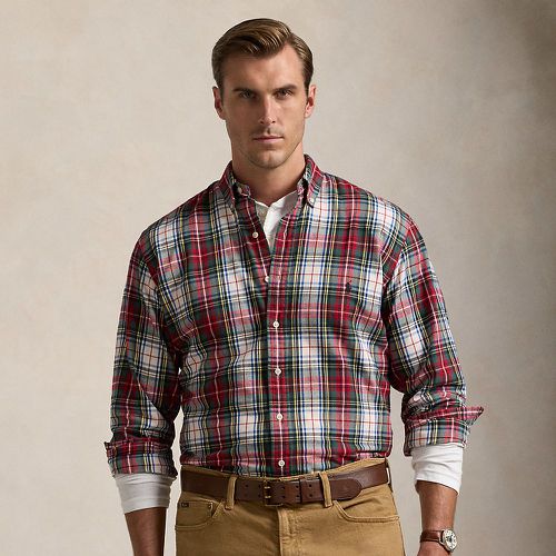 Plaid Brushed Oxford Shirt - Big & Tall - Modalova