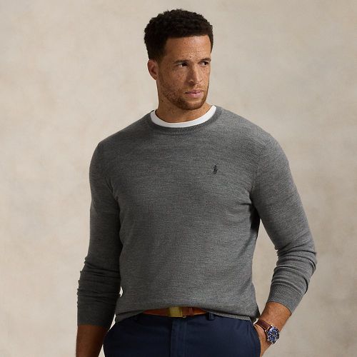 Washable Wool Crewneck Jumper - Big & Tall - Modalova