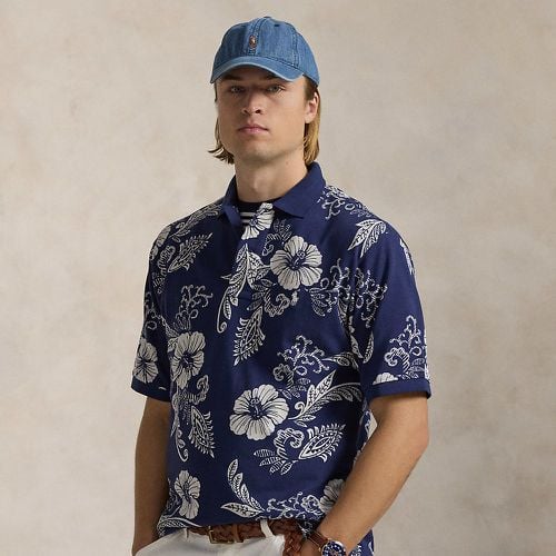 Hibiscus-Print Mesh Polo Shirt - Big & Tall - Modalova