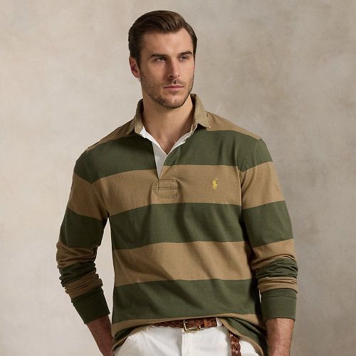 Classic Fit Khaki-Collar Rugby Shirt - Big & Tall - Modalova