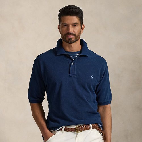 Big & Tall - Indigo Mesh Polo Shirt - Big & Tall - Modalova