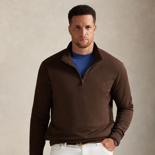 Double-Knit Mesh Quarter-Zip Pullover - Big & Tall - Modalova