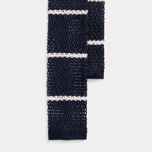 Embroidered Striped Knit Tie - Polo Ralph Lauren - Modalova