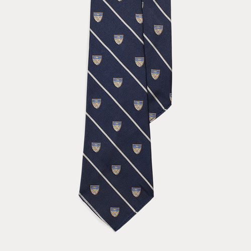Vintage-Inspired Striped Silk Club Tie - Polo Ralph Lauren - Modalova