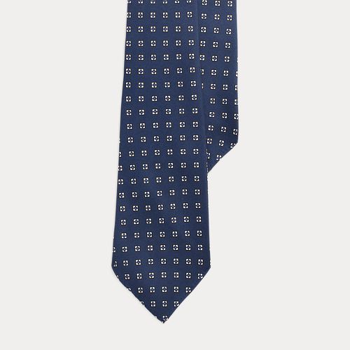 Vintage-Inspired Neat Silk Twill Tie - Polo Ralph Lauren - Modalova