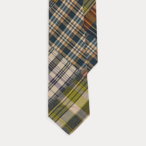 Patchwork Plaid Cotton Tie - Polo Ralph Lauren - Modalova