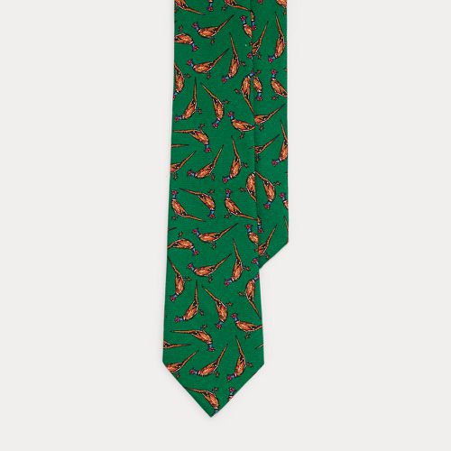 Pheasant-Print Wool Challis Tie - Polo Ralph Lauren - Modalova