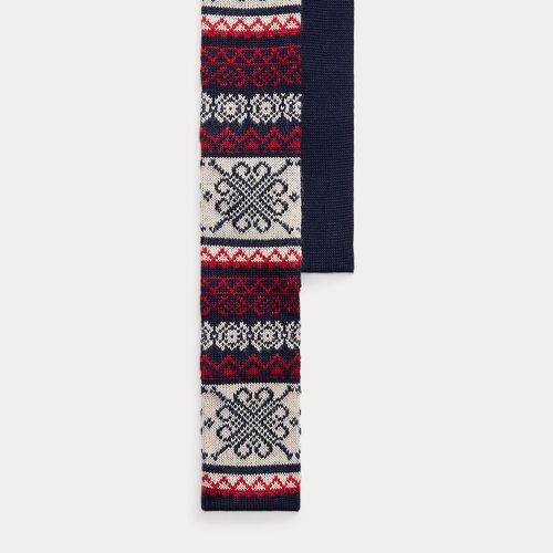 Snowflake & Reindeer Knit Wool Tie - Polo Ralph Lauren - Modalova