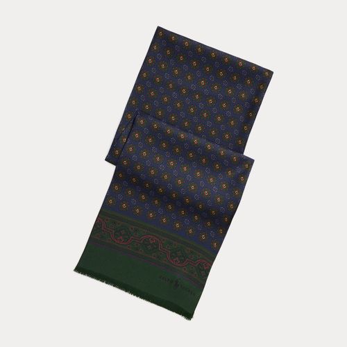 Foulard-Print Wool Scarf - Polo Ralph Lauren - Modalova