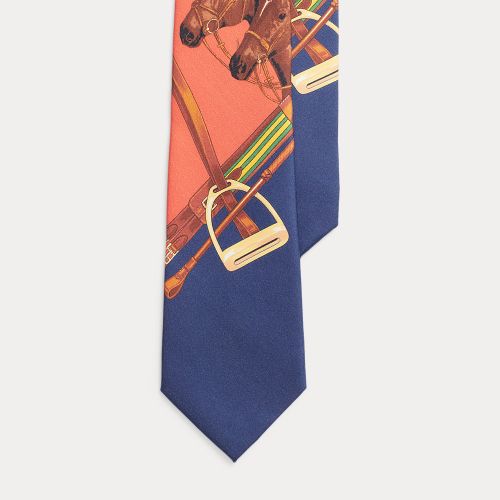 Equestrian-Print Silk Twill Tie - Polo Ralph Lauren - Modalova