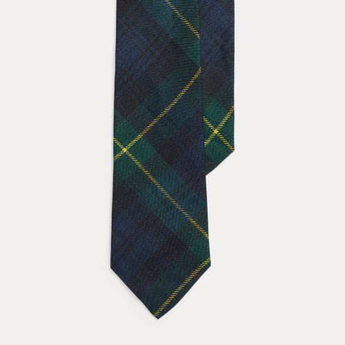 Plaid-Print Linen Tie - Polo Ralph Lauren - Modalova