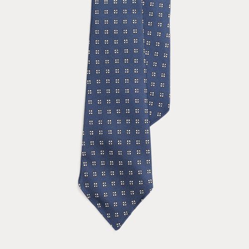 Vintage-Inspired Neat Silk Twill Tie - Polo Ralph Lauren - Modalova