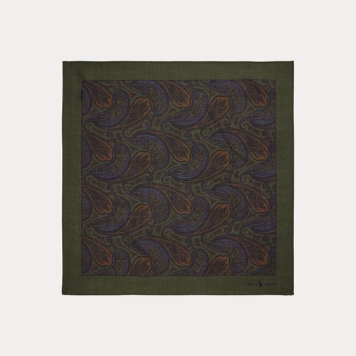 Bandana à motif cachemire en laine - Polo Ralph Lauren - Modalova