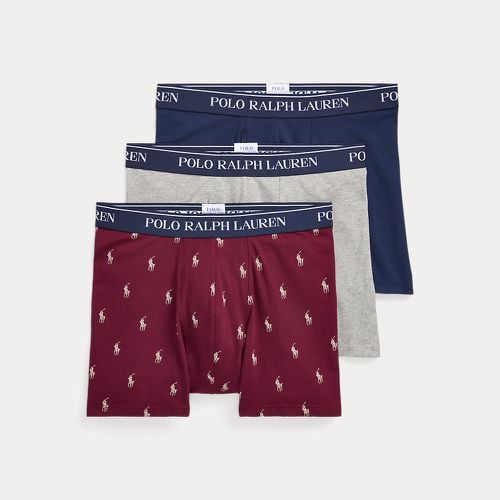 Stretch Cotton Boxer Brief 3-Pack - Polo Ralph Lauren - Modalova