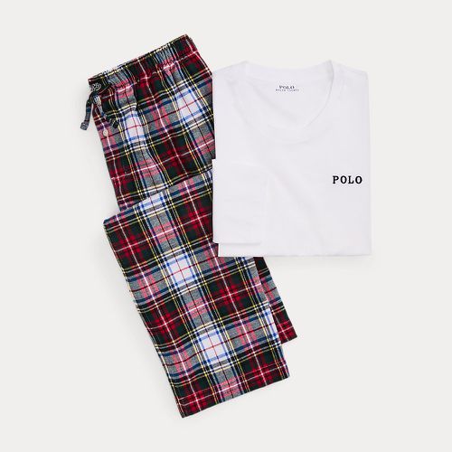 Cotton Jersey & Plaid Flannel Sleep Set - Polo Ralph Lauren - Modalova