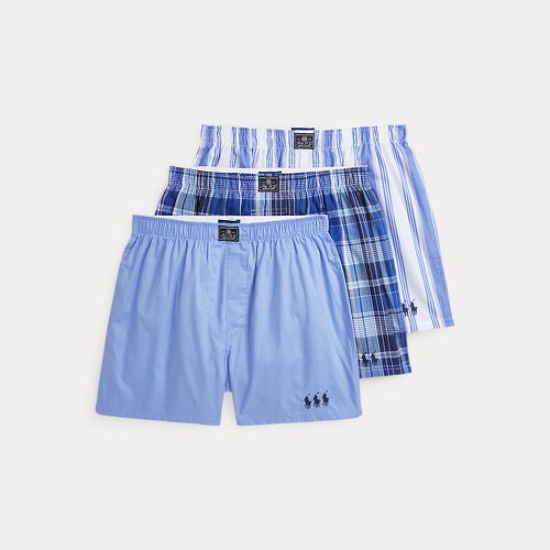 Triplicate Pony Cotton Boxer 3-Pack - Polo Ralph Lauren - Modalova