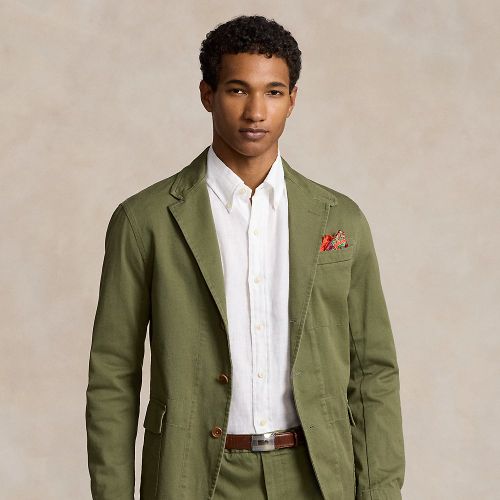 Tailored Washed Twill Suit Jacket - Polo Ralph Lauren - Modalova