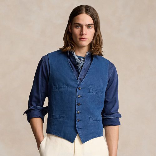 Hemp Twill Waistcoat - Polo Ralph Lauren - Modalova