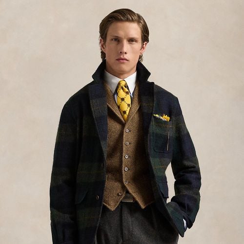 Tailored Plaid Wool Jacket - Polo Ralph Lauren - Modalova