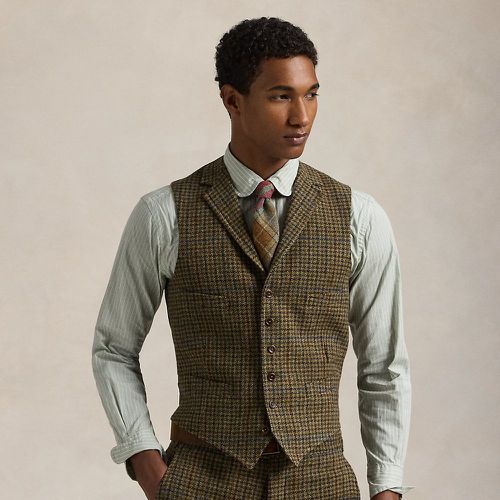 Plaid Wool Waistcoat - Polo Ralph Lauren - Modalova