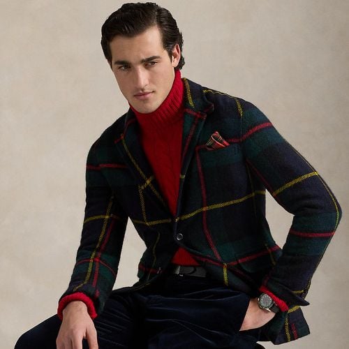 Tailored Plaid Wool Tweed Sport Coat - Polo Ralph Lauren - Modalova