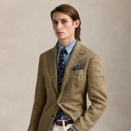 Tailored Linen-Silk Blazer - Polo Ralph Lauren - Modalova