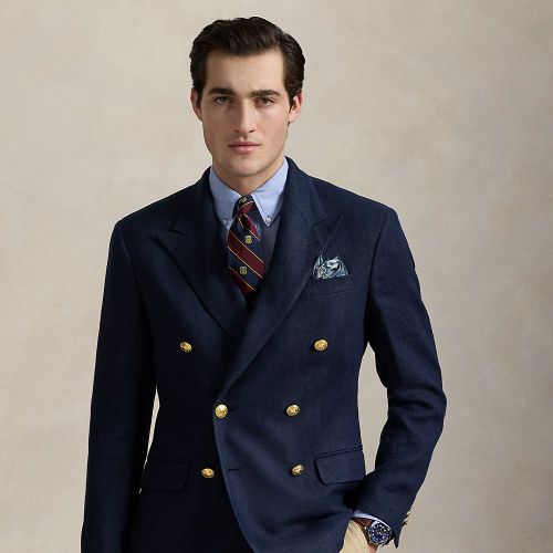 Polo Tailored Linen Dobby Jacket - Polo Ralph Lauren - Modalova