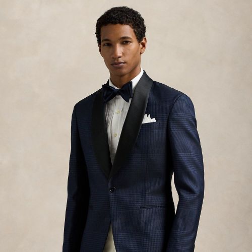 Polo Tailored Plaid Tuxedo Jacket - Polo Ralph Lauren - Modalova
