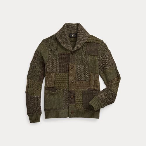 Patchwork Wool-Blend Shawl Cardigan - RRL - Modalova