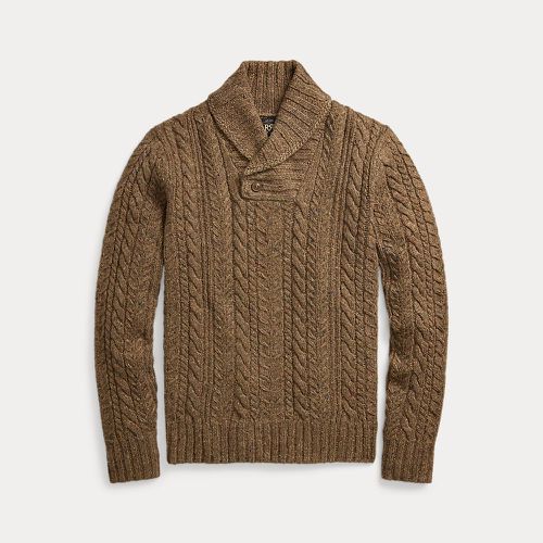 Aran-Knit Shawl-Collar Jumper - RRL - Modalova