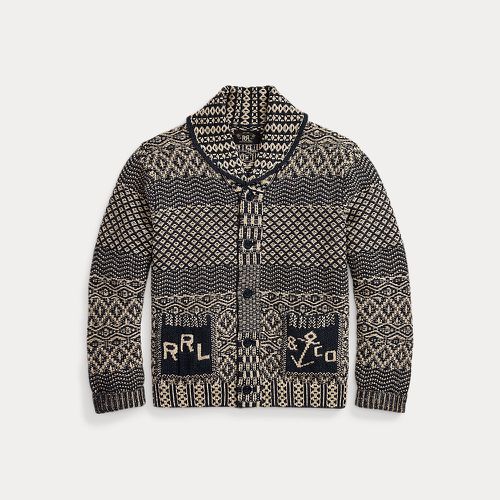 Cotton-Blend Shawl Cardigan - RRL - Modalova