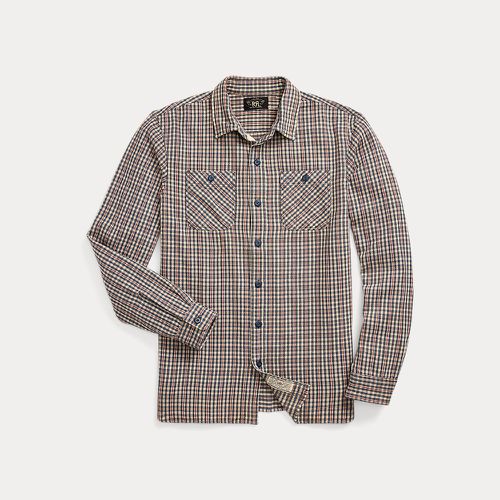 Plaid Twill Workshirt - RRL - Modalova