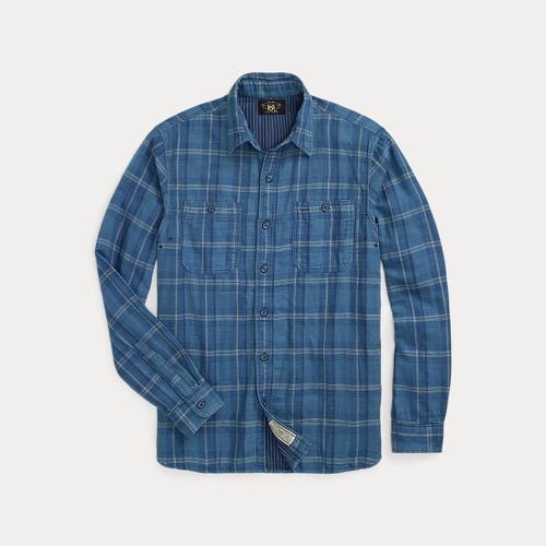 Indigo Plaid Double-Faced Workshirt - RRL - Modalova