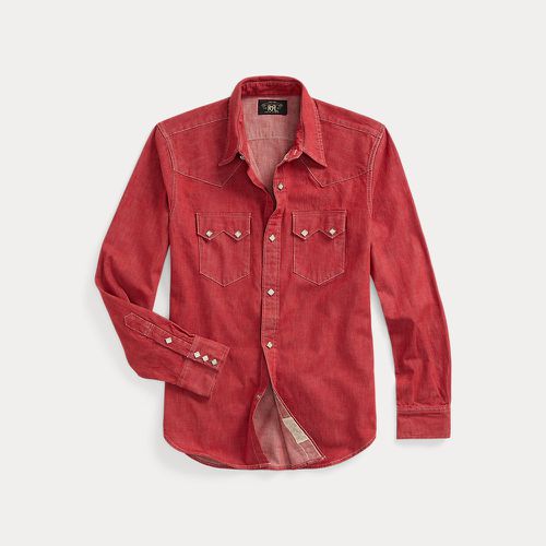 Slim Fit Denim Western Shirt - RRL - Modalova