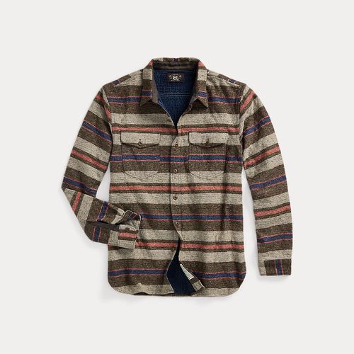 Striped Double Cloth Workshirt - RRL - Modalova