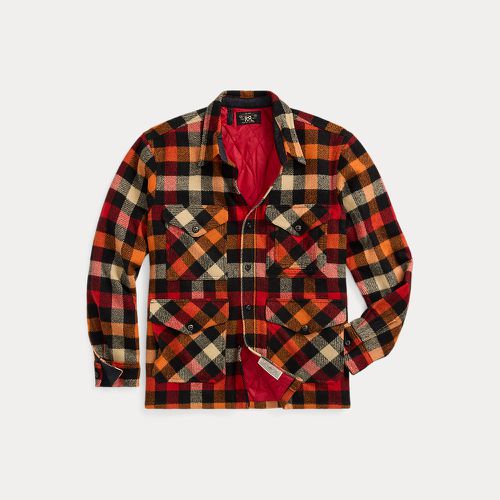 Checked Wool Overshirt - RRL - Modalova