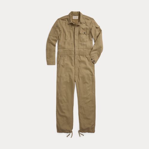 Linen-Cotton Herringbone Twill Coverall - RRL - Modalova