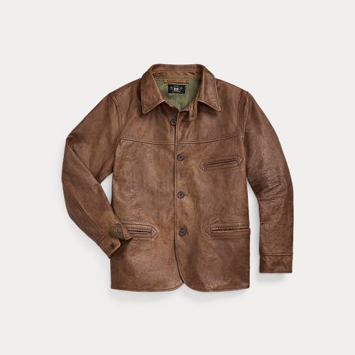 Leather Car Coat - RRL - Modalova