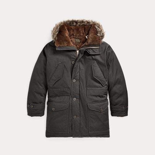 Faux Fur-Trim Oilcloth Parka - RRL - Modalova