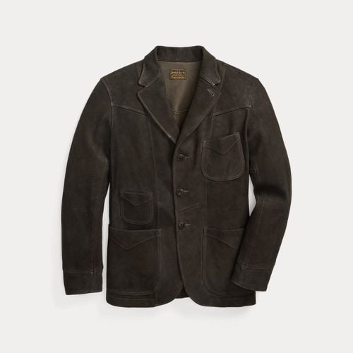 Unconstructed Suede Blazer - RRL - Modalova