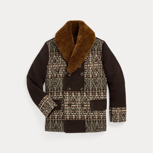 Shearling-Collar Jacquard Ranch Coat - RRL - Modalova