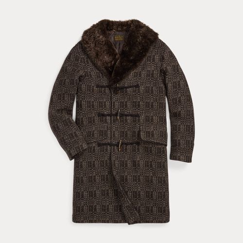 Shearling-Collar Jacquard Coat - RRL - Modalova