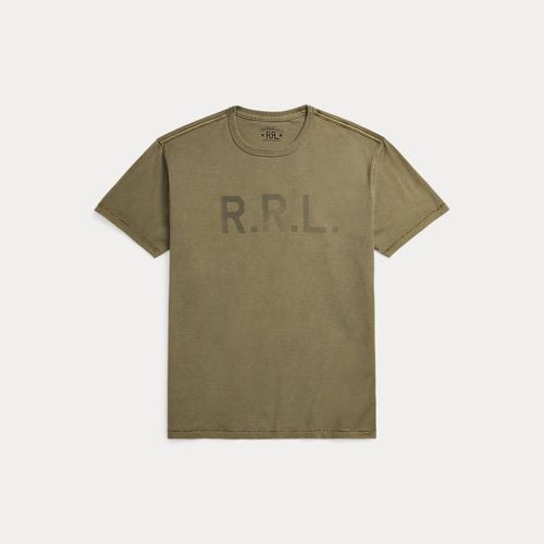 Garment-Dyed Logo Jersey T-Shirt - RRL - Modalova