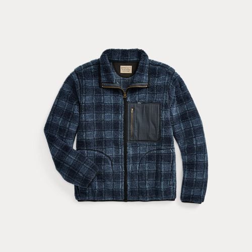 Plaid Wool-Blend Pile Fleece Jacket - RRL - Modalova