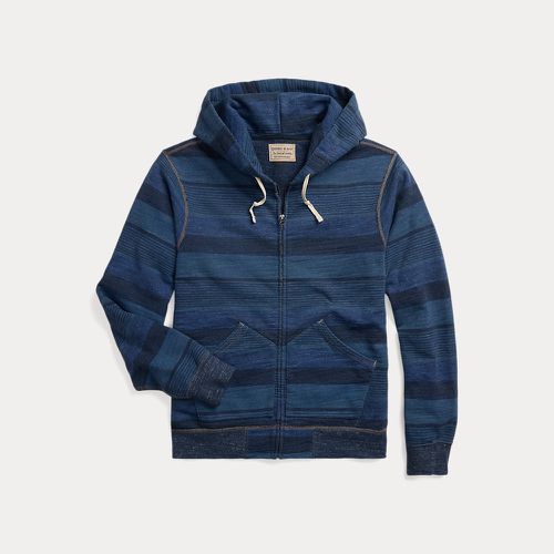 Striped French Terry Full-Zip Hoodie - RRL - Modalova