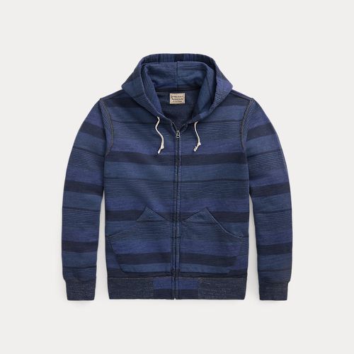 Striped French Terry Full-Zip Hoodie - RRL - Modalova