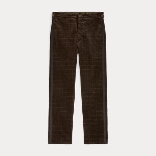 Checked Velvet Officer's Tuxedo Trouser - RRL - Modalova