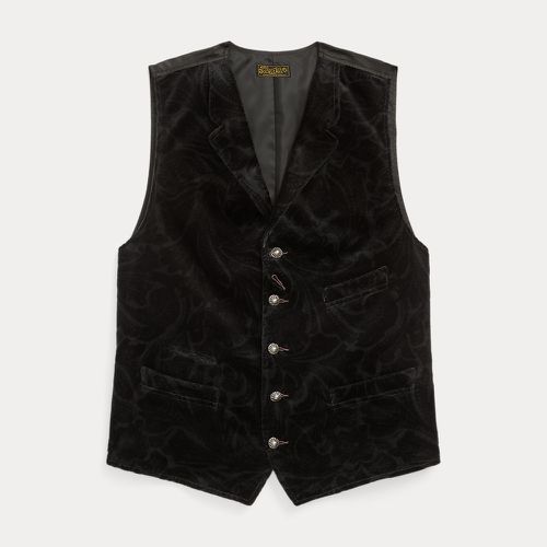 Peached Velvet Notch-Lapel Waistcoat - RRL - Modalova