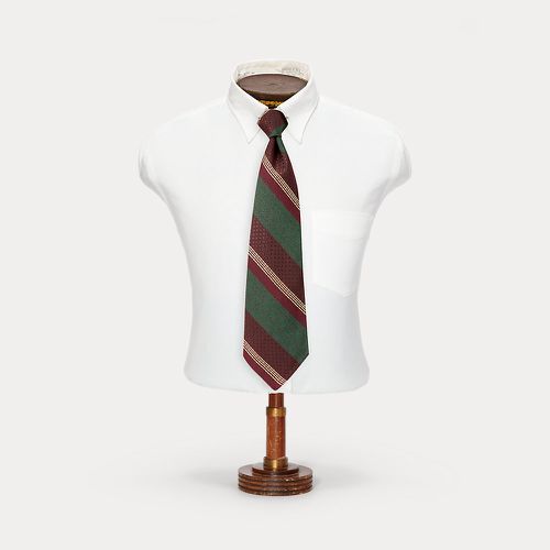 Handmade Striped Silk Tie - RRL - Modalova